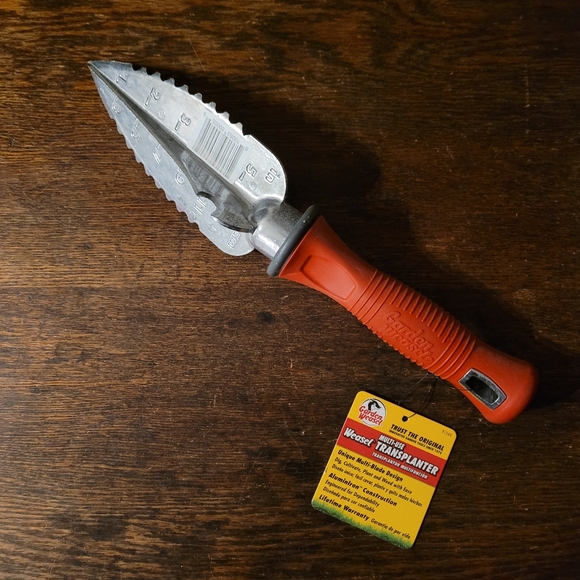 Garden Weasel 91360 Multi-Use Transplanter Trowel Hand Tool Comfort Grip New - Picture 2 of 4
